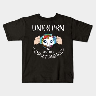 Cute Unicorn Funny Saying Pretty Rainbow Colors Fairytale Kids T-Shirt